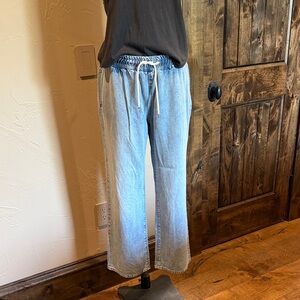 Fidelity Malibu Palisades Lightweight Denim Drawstring Waist Jogger
